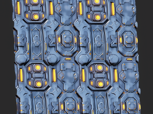 Sci-FI Seamless Texture CG Текстуры
