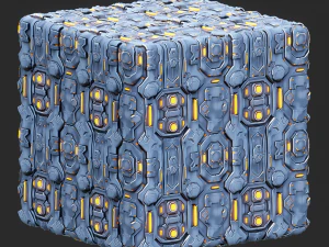 Научно-фантастическая бесшовная текстура CG Текстуры