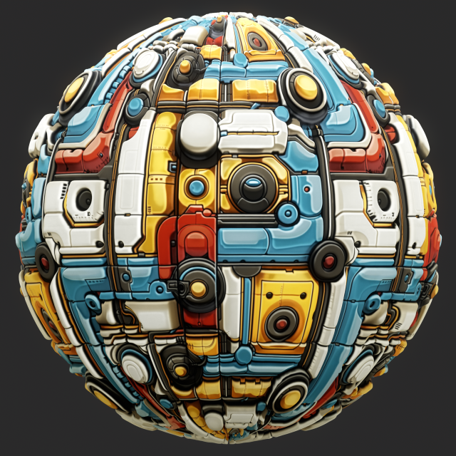 Sci-FI Seamless Texture CG Textures .c4d .max .obj .3ds .fbx .stl .blend 
