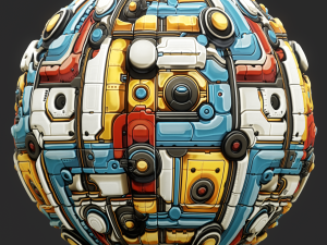 Sci-FI Seamless Texture CG Textures