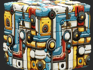 Научно-фантастическая бесшовная текстура CG Текстуры