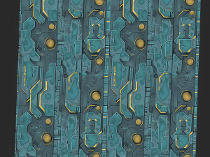 Sci-FI Seamless Texture Texturas CG