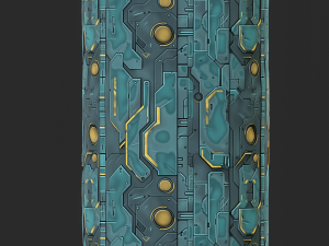 Sci-FI Seamless Texture Texturas CG