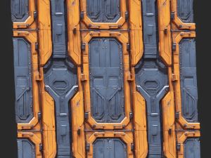 Sci-FI Seamless Texture CG Текстури