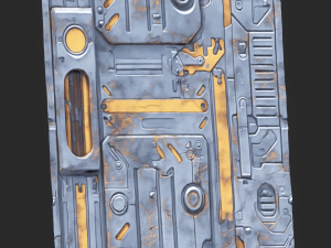 Sci-FI Seamless Texture CG Dokuları
