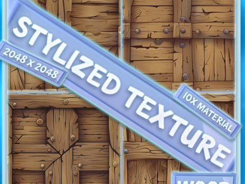 Stylized Wood Seamless Texture Pack CG Textures