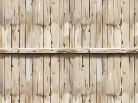 Stylized Wood Fence Seamless Texture CG Textures