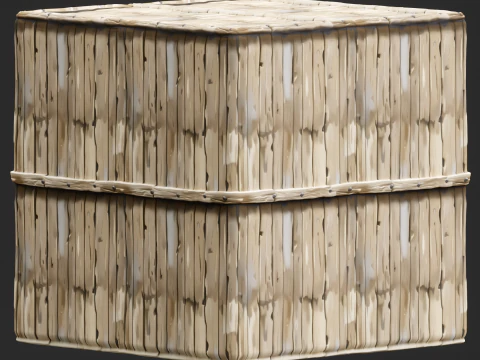 Stylized Wood Fence Seamless Texture CG Textures