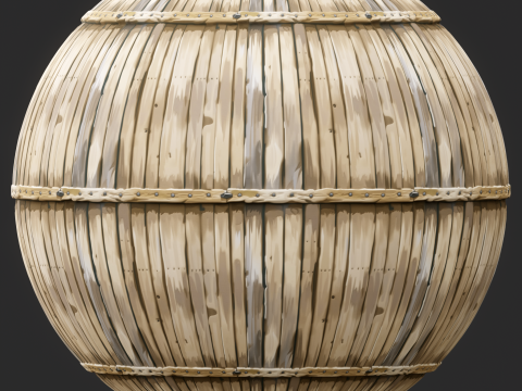 Stylized Wood Fence Seamless Texture Texturas CG