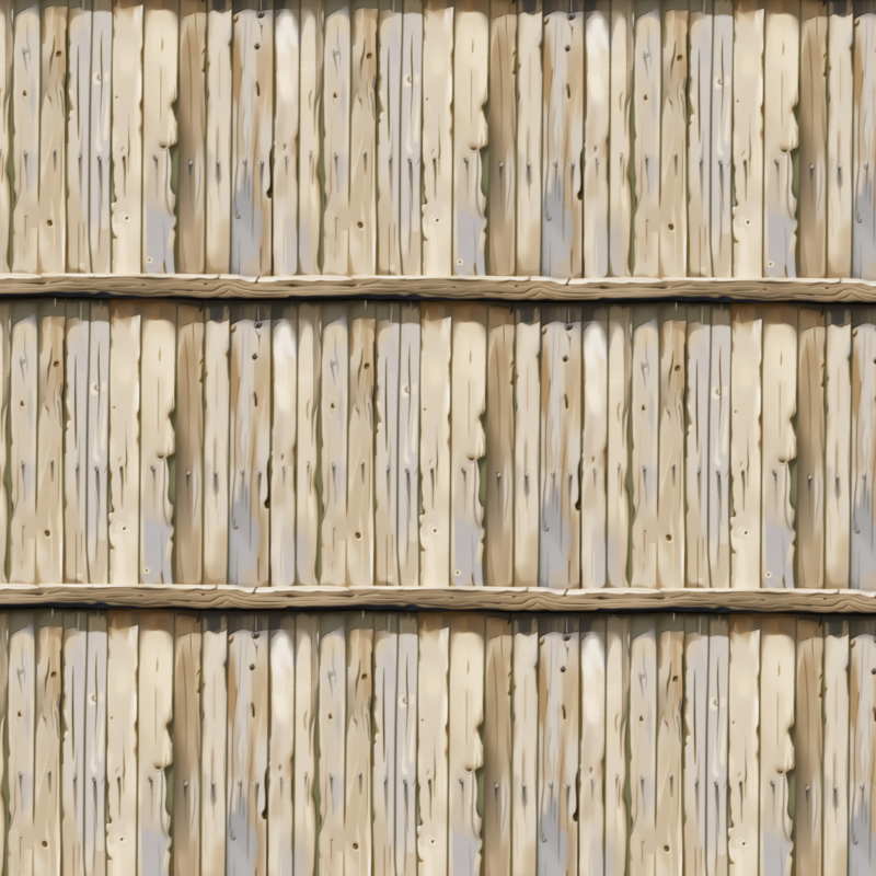 Stylized Wood Fence Seamless Texture Texturas CG .c4d .max .obj .3ds .fbx .stl .blend 