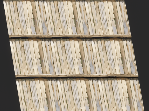 Stylized Wood Fence Seamless Texture Texturas CG
