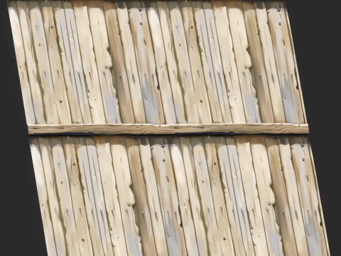 Stylized Wood Fence Seamless Texture Texturas CG