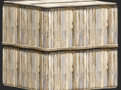 Stylized Wood Fence Seamless Texture CG Textures