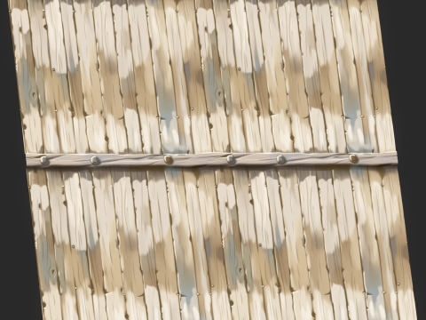 Stylized Wood Fence Seamless Texture CG 텍스쳐