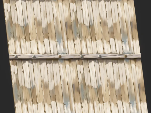 Stylized Wood Fence Seamless Texture CG Textures