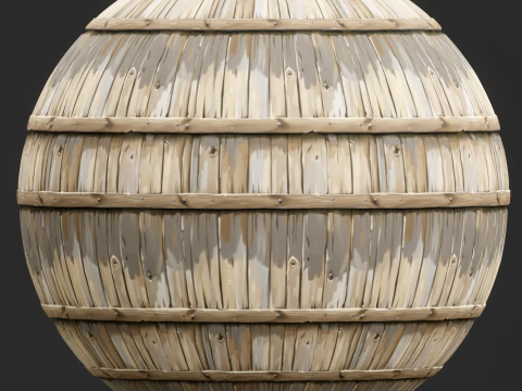 Textura sem costura de cerca de madeira estilizada Texturas CG