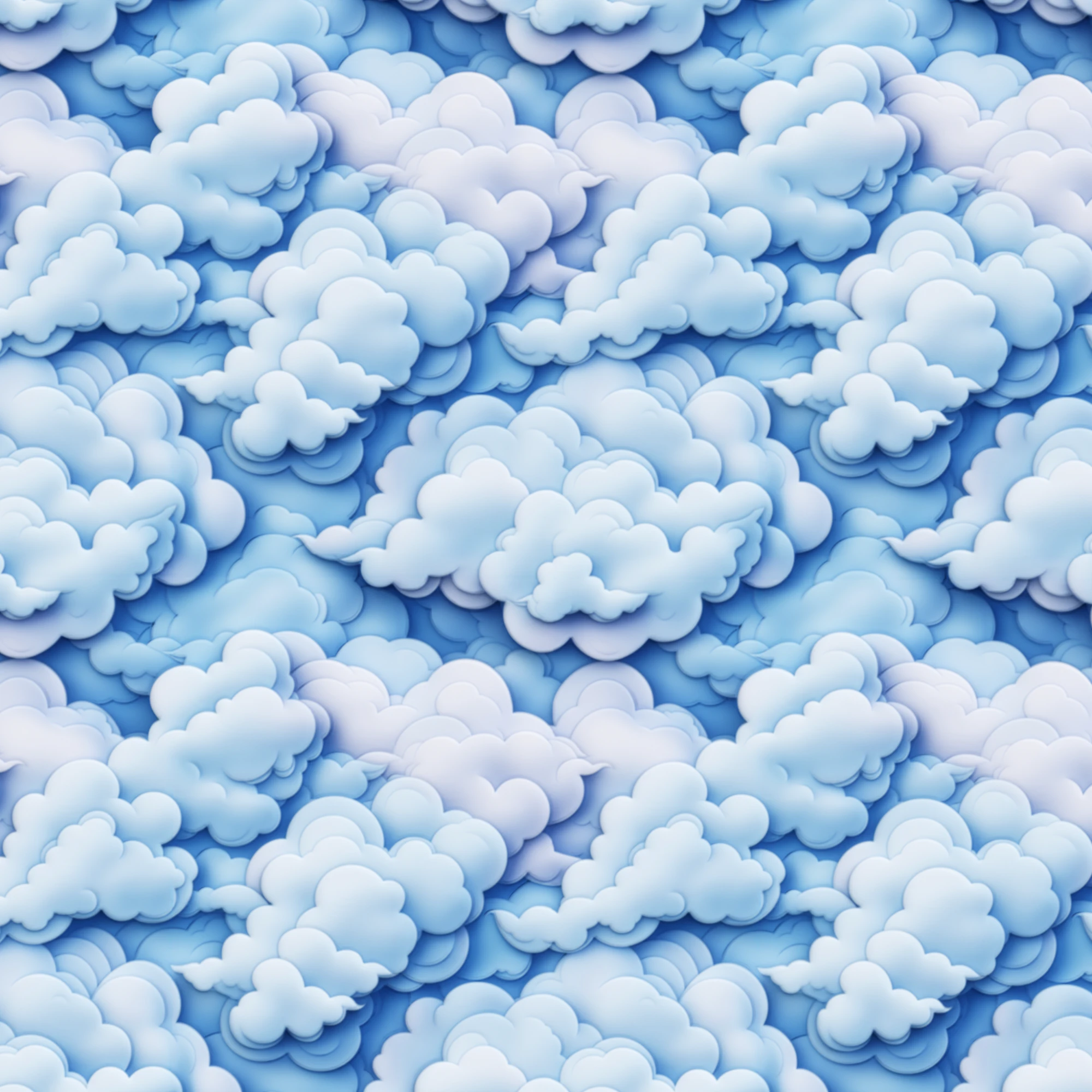 Stylized Clouds Seamless Texture CG Textures .c4d .max .obj .3ds .fbx .stl .blend 