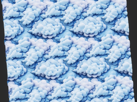 Stylized Clouds Seamless Texture CG Textures