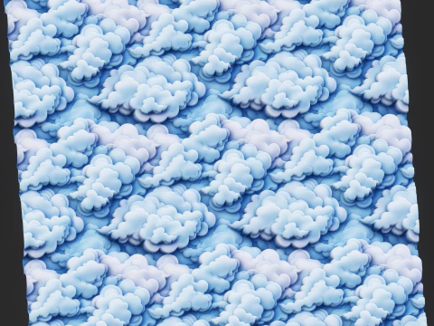 Stylized Clouds Seamless Texture CG Textures