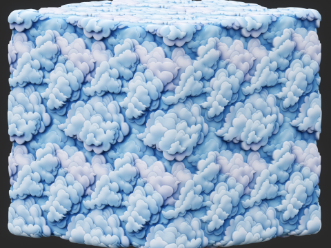 Stylized Clouds Seamless Texture CG Textures