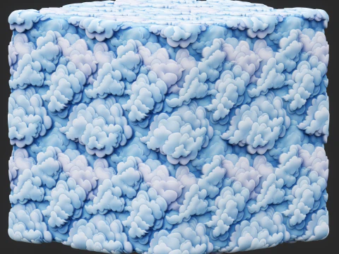 Stylized Clouds Seamless Texture CG Textures