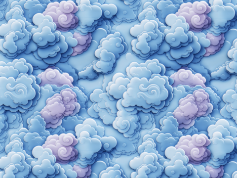 Stylized Clouds Seamless Texture CG Textures