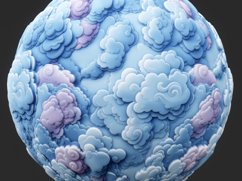 Stylized Clouds Seamless Texture CG Dokuları