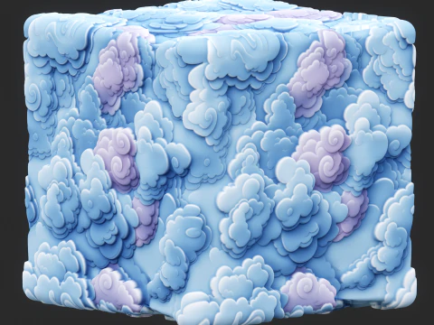Stylized Clouds Seamless Texture CG Textures