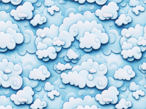 Stylized Clouds Seamless Texture CG Textures