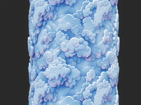 Stylized Clouds Seamless Texture CG 纹理