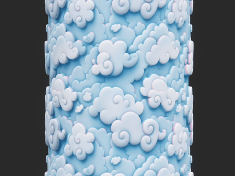 Stylized Clouds Seamless Texture CG Textures