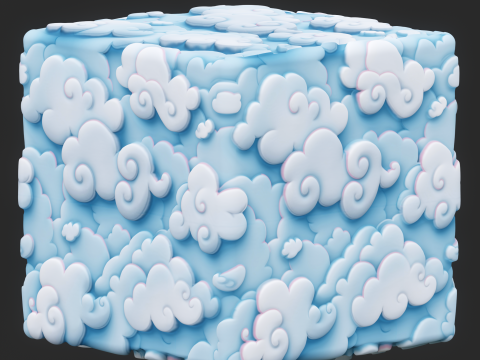 Stylized Clouds Seamless Texture CG Textures