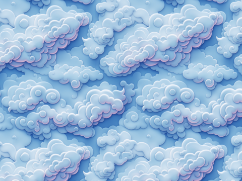 Stylized Clouds Seamless Texture CG Dokuları