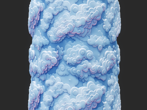 Stylized Clouds Seamless Texture CG Textures