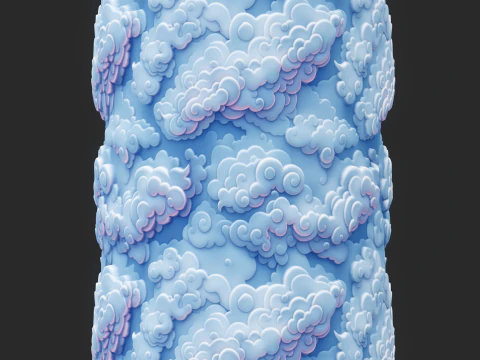 Stylized Clouds Seamless Texture CG Textures