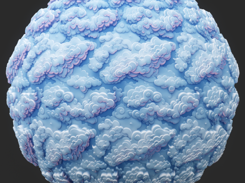 Stylized Clouds Seamless Texture CG Textures