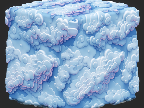 Stylized Clouds Seamless Texture CG Textures