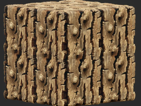 Stylized Bark Seamless Texture CG Textures