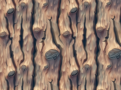 Stylized Bark Seamless Texture CG टेक्स्चर्स