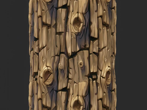 Gestileerde schors naadloze textuur CG Texturen