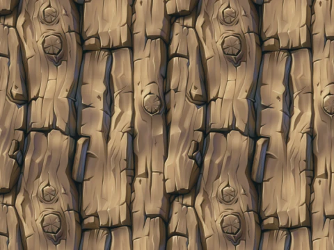 Stylized Bark Seamless Texture CG Textures