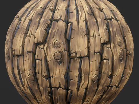 Stylized Bark Seamless Texture CG Textures