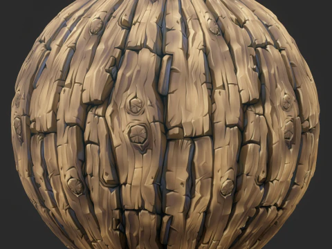 Stylized Bark Seamless Texture CG Textures