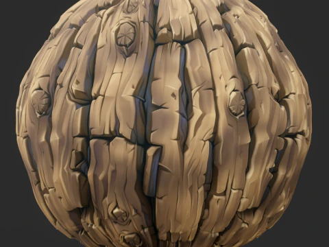 Stylized Bark Seamless Texture CG Textures