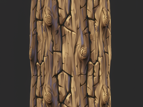 Stylized Bark Seamless Texture CG Textures