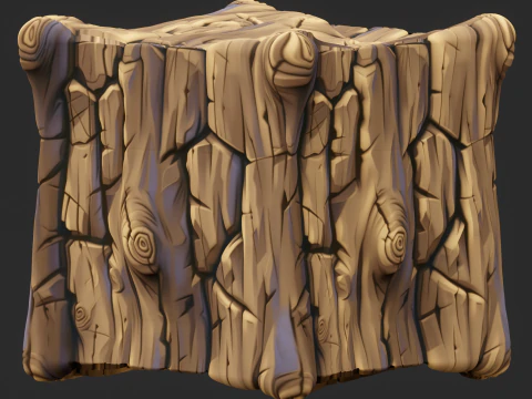 Stylized Bark Seamless Texture CG Textures