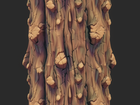 Stylized Bark Seamless Texture CG Textures