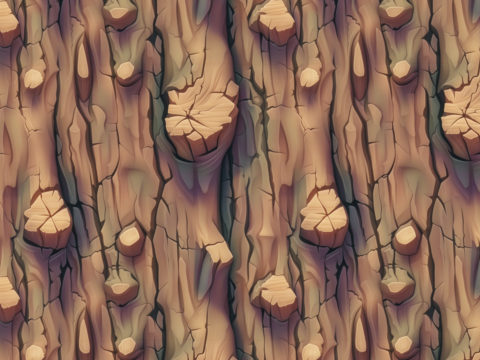 Stylized Bark Seamless Texture CG Textures