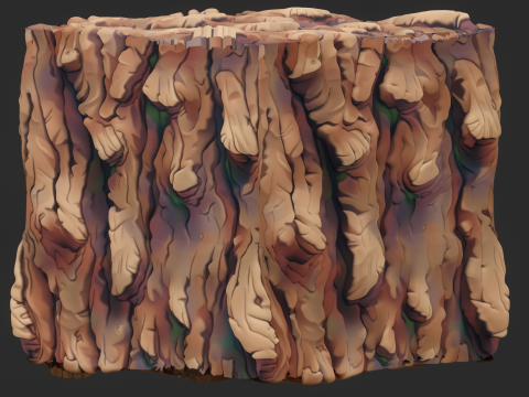Stylized Bark Seamless Texture CG Textures