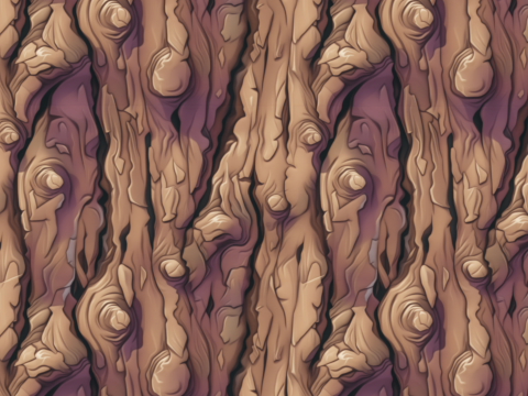Stylized Bark Seamless Texture CG Textures